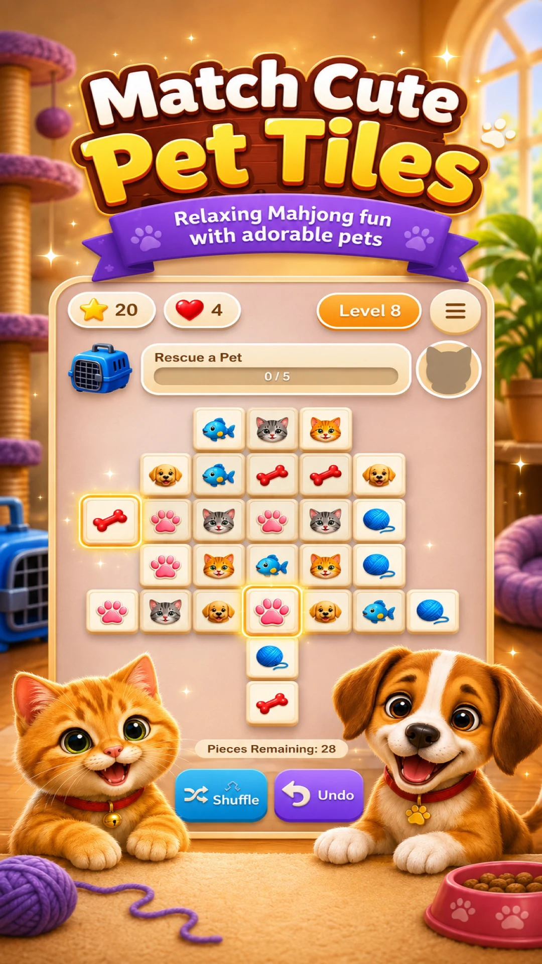 Mahjong Pets screenshot
