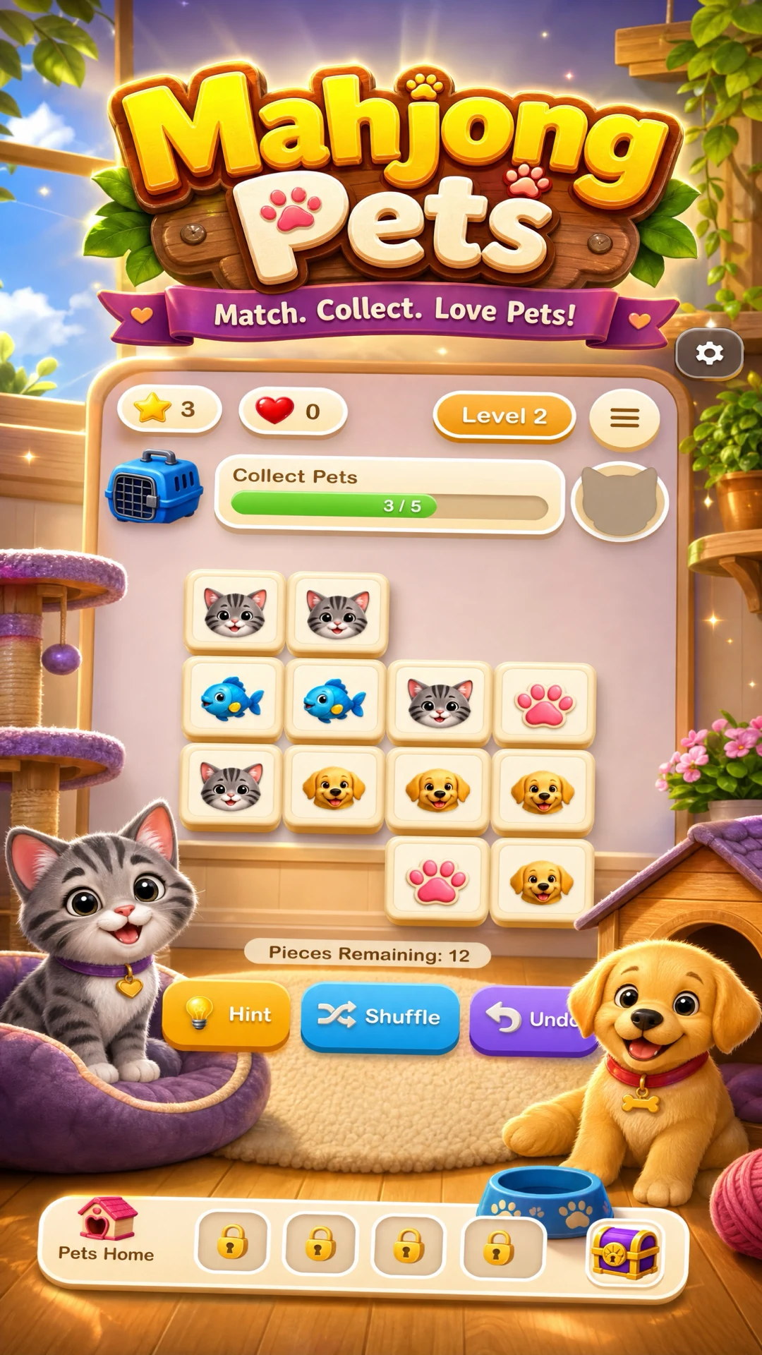 Mahjong Pets screenshot